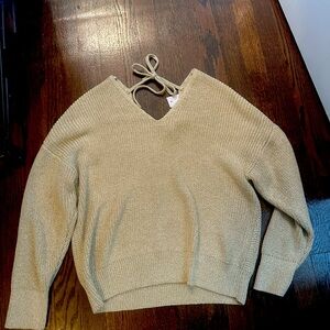 Loft XL gold sweater